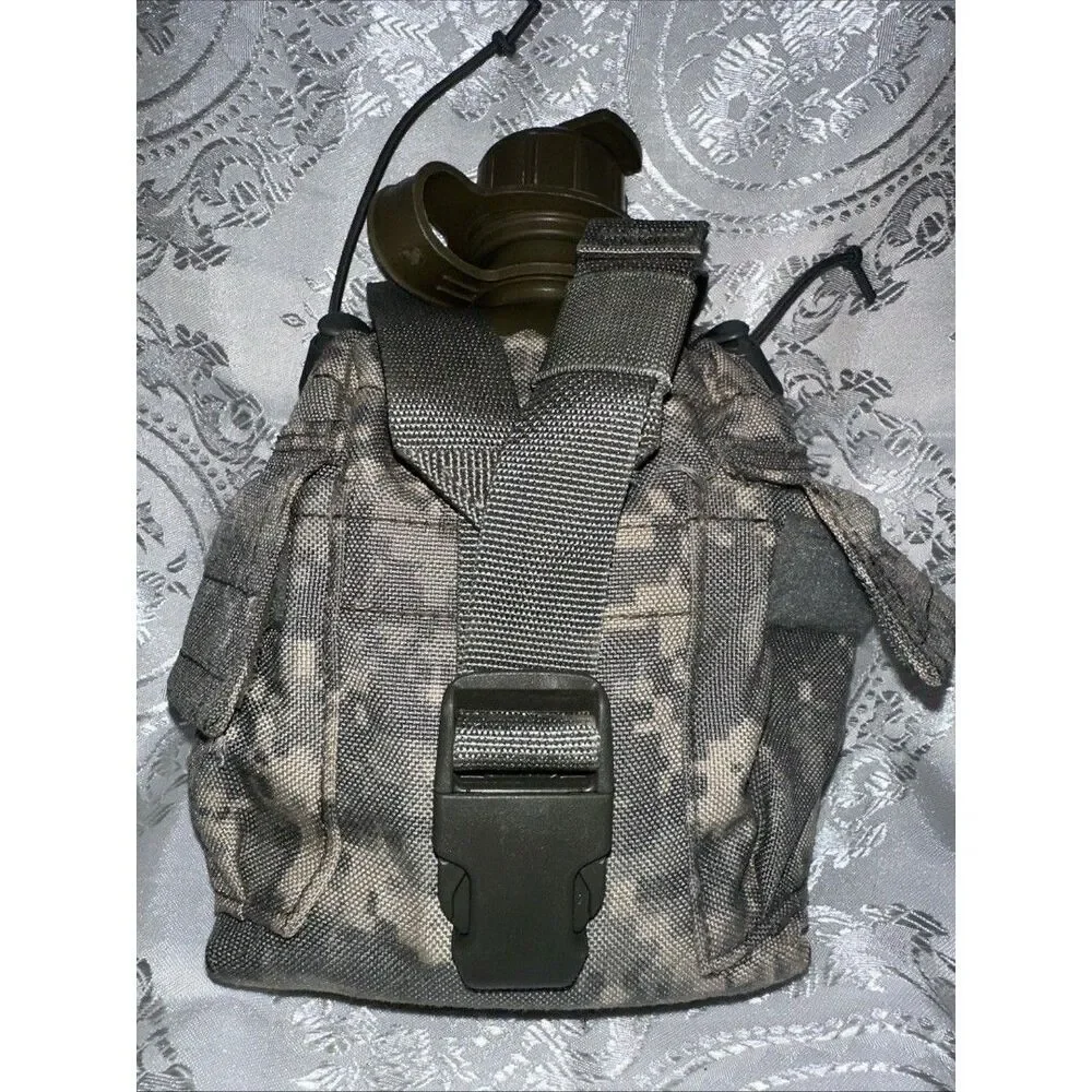 1QT Canteen with ACU Pouch -  Canteen 1 Quart UCP Cover